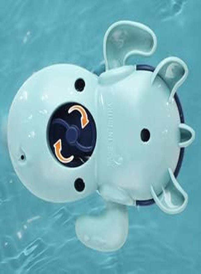 BLISSBORN Cute Swimming Turtle Bath Toys for Toddlers / Floating Wind Up Toys /New Born Baby Bathtub Water Toys - 1 pcs - Multicolour - Image 3
